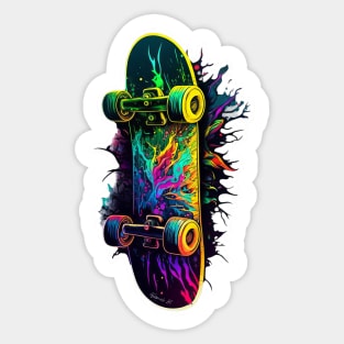 Skateboard Sticker design #8 Sticker